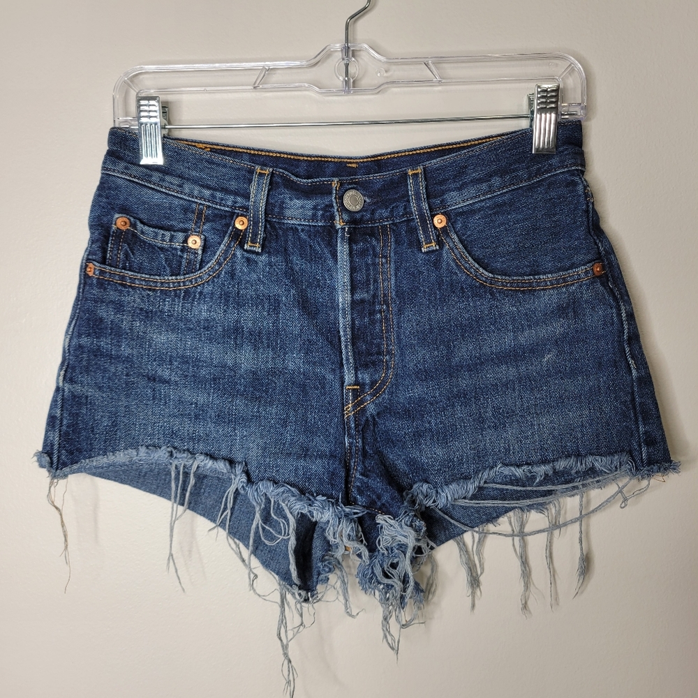 Levi's Blue Jean Shorts